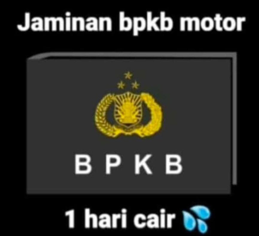 Gadai Bpkb motor tanpa bi checking
