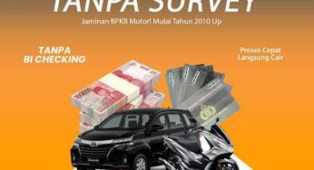 Gadai Bpkb mobil dan motor tanpa bi checking regol